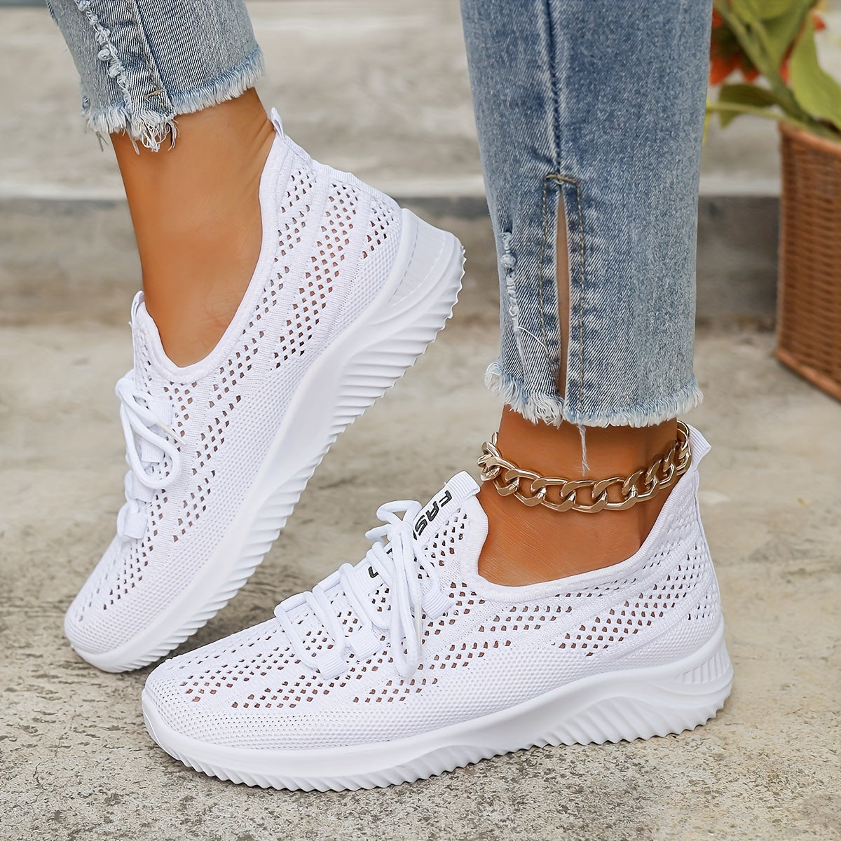Colette - Baskets Respirantes Confort Total +SEMELLES OFFERTES