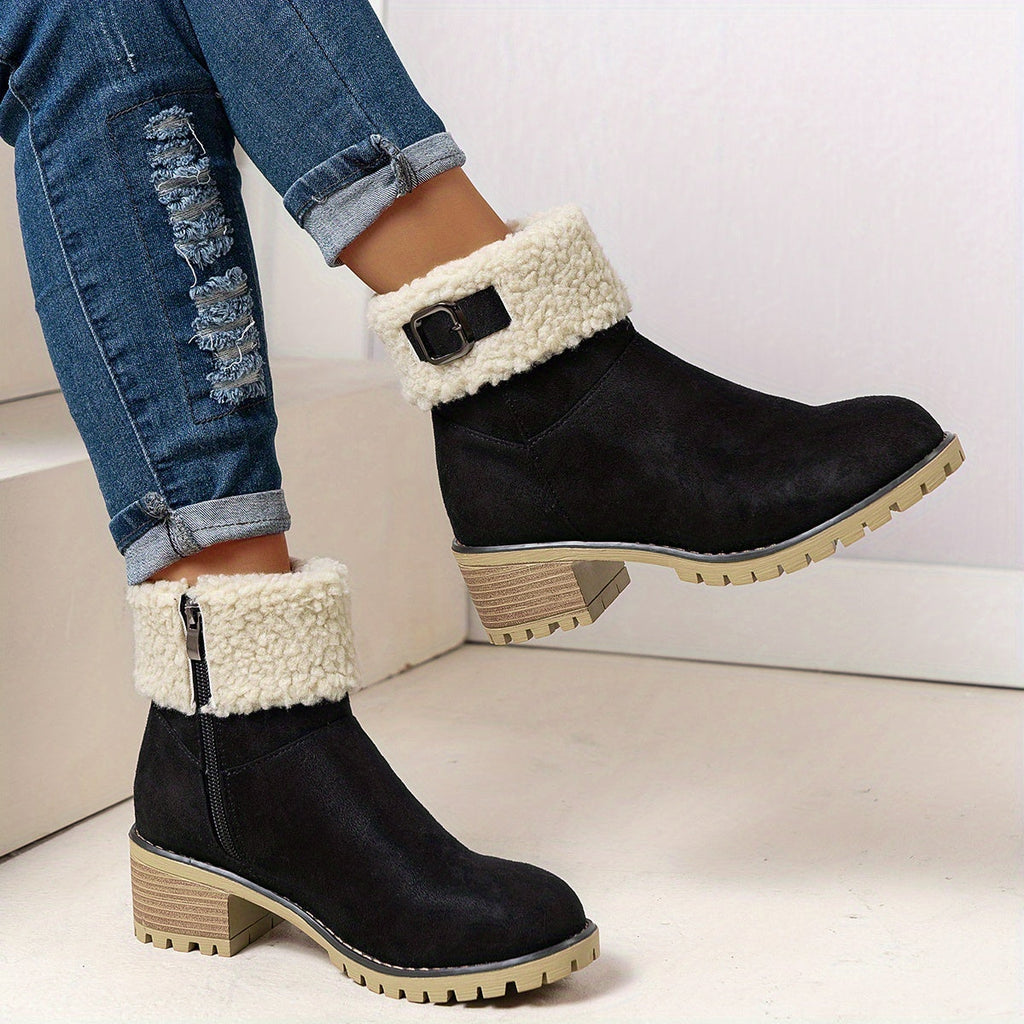 Ophélie - Bottines Hivernales Douces et Élégantes
