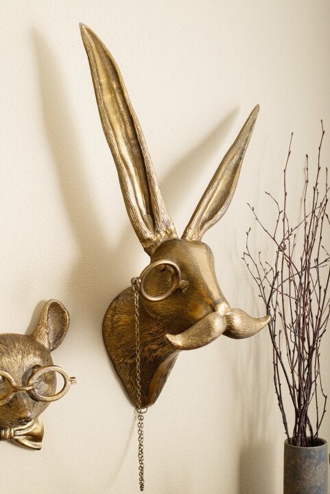 Décoration murale en tête d'animal ludique - WallCritters