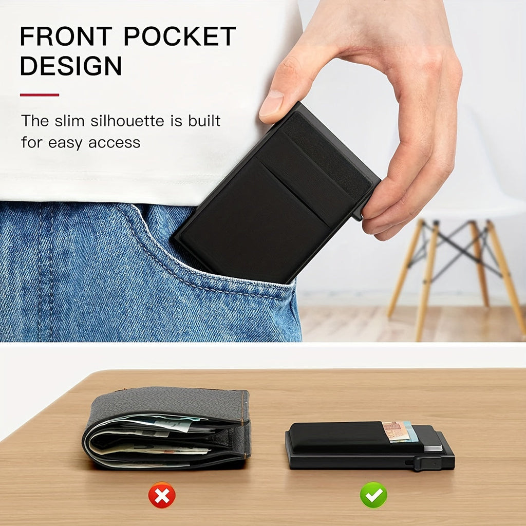 Porte-cartes RFID Bloquant – Distribution Automatique et Grande Capacité pour le Rangement Sûr des Cartes