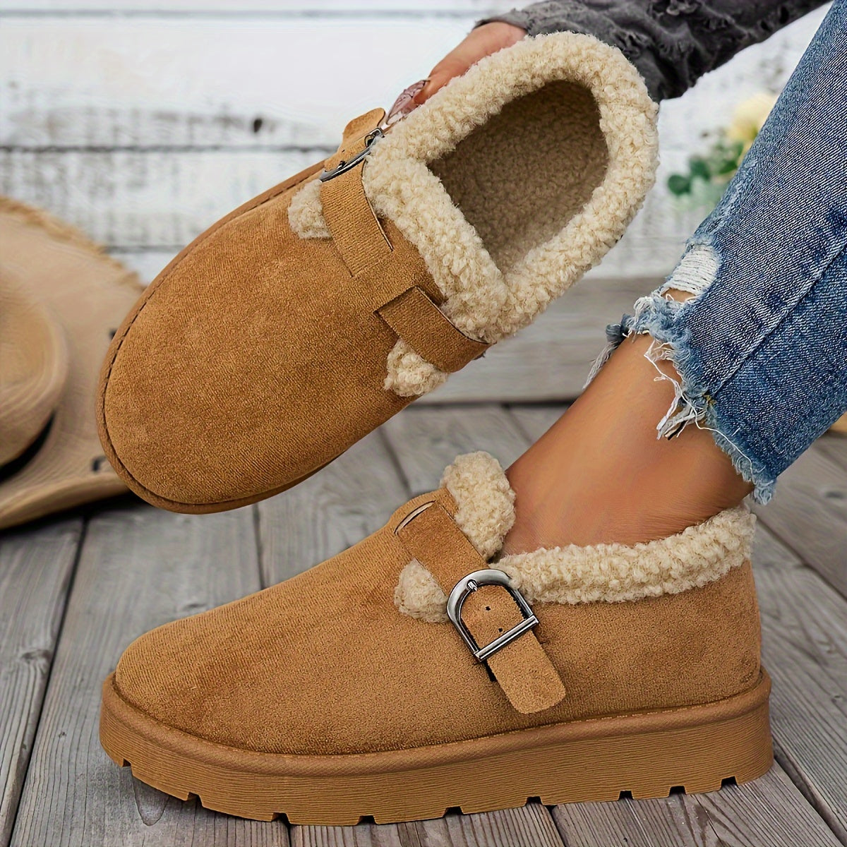 Lina - Bottines d’hiver douillettes à soutien ergonomique