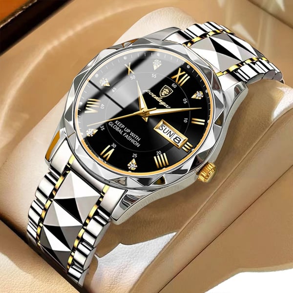 Montre de luxe pour hommes étanche de la marque haut de gamme avec fonction lumineuse