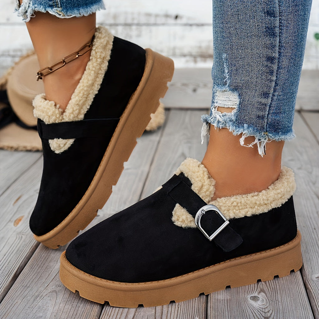 Lina - Bottines d’hiver douillettes à soutien ergonomique