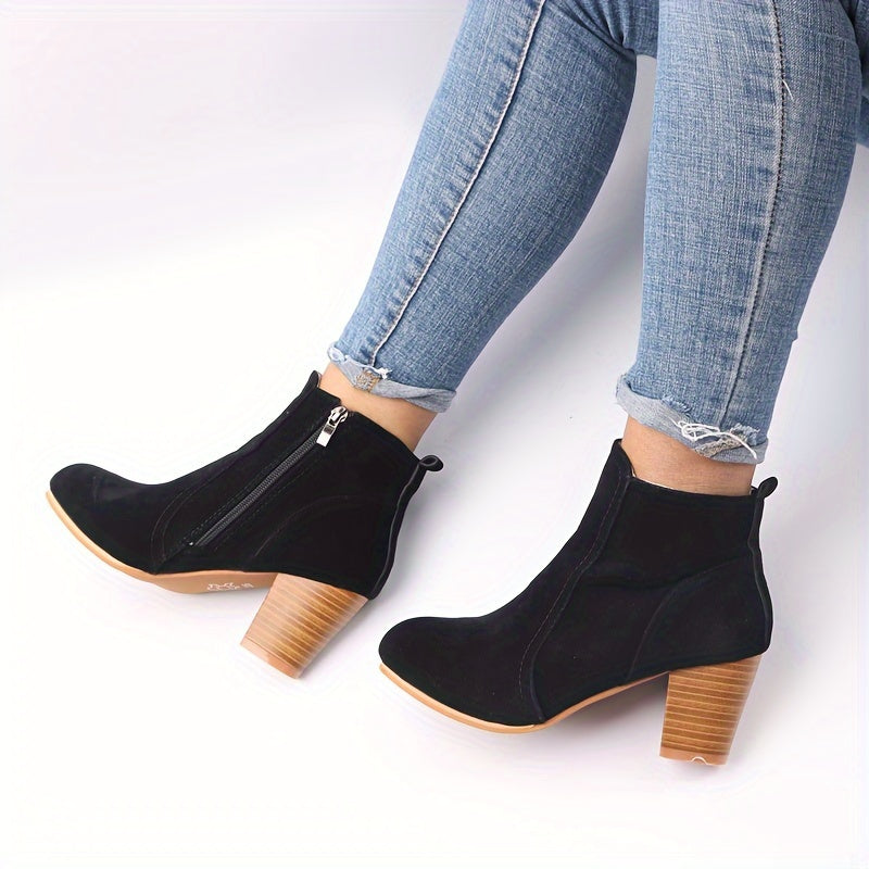 Maryline – Bottines à talon stable et confort longue durée