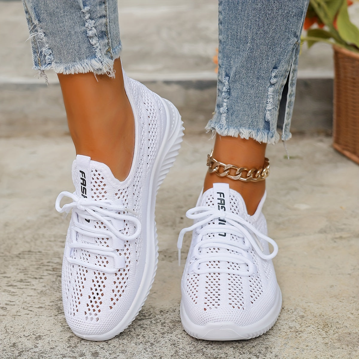 Colette - Baskets Respirantes Confort Total +SEMELLES OFFERTES