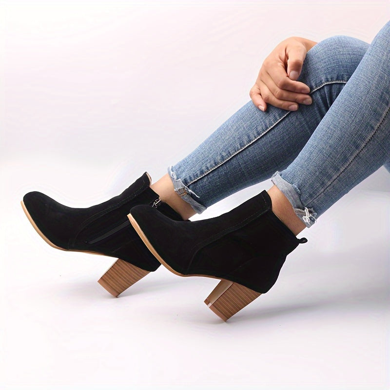 Maryline – Bottines à talon stable et confort longue durée