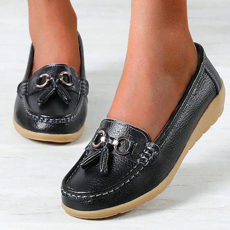 Loafers Orthopédiques en Cuir – Isabella
