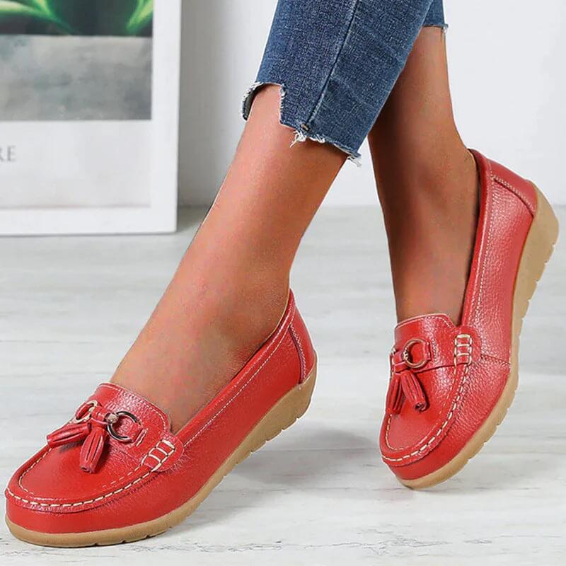 Loafers Orthopédiques en Cuir – Isabella