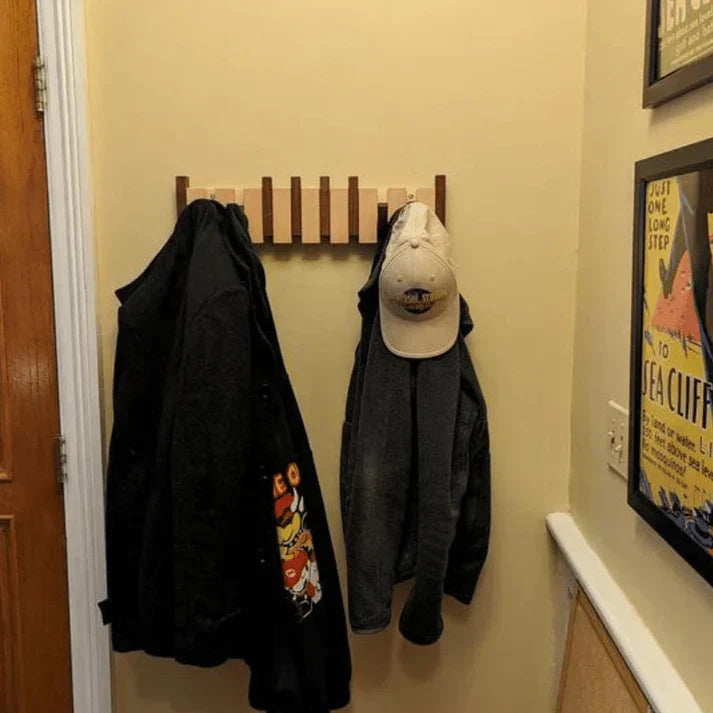 Porte-manteau | Design en forme de piano | Bois de haute qualité