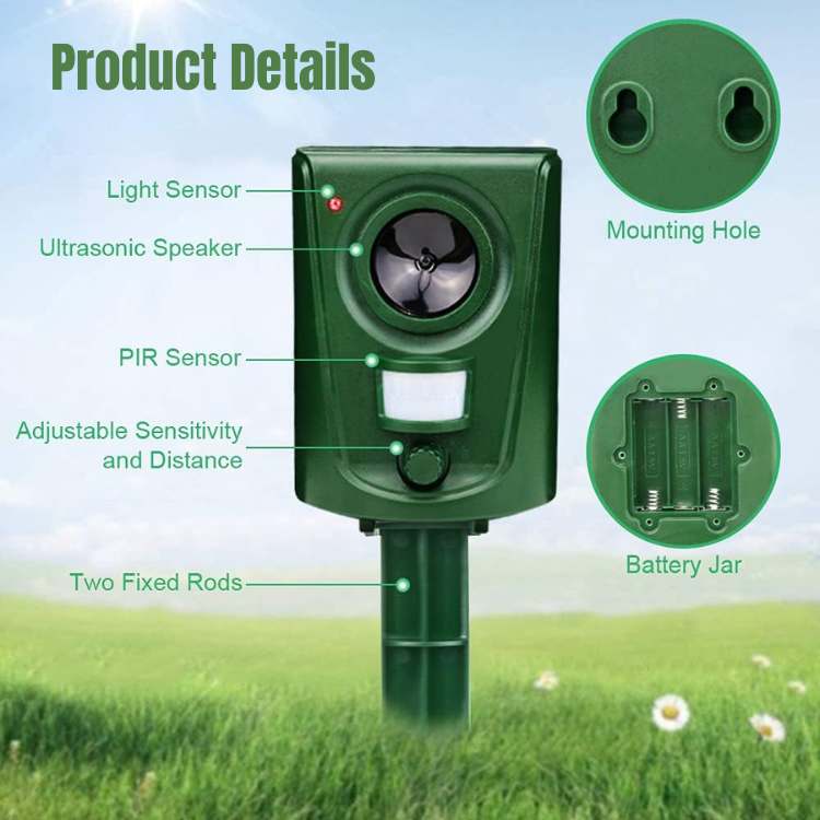 Répulseur Ultrasonique Intelligent pour Chats