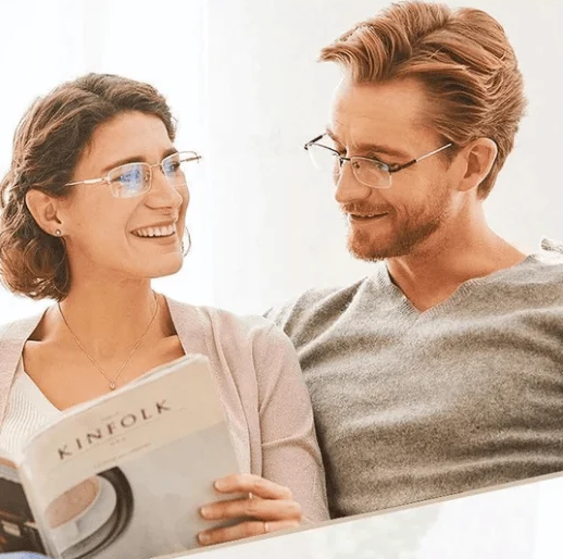 Lunettes anti-bleu Opti Clear | Durable, léger et parfait pour la correction de la presbytie.
