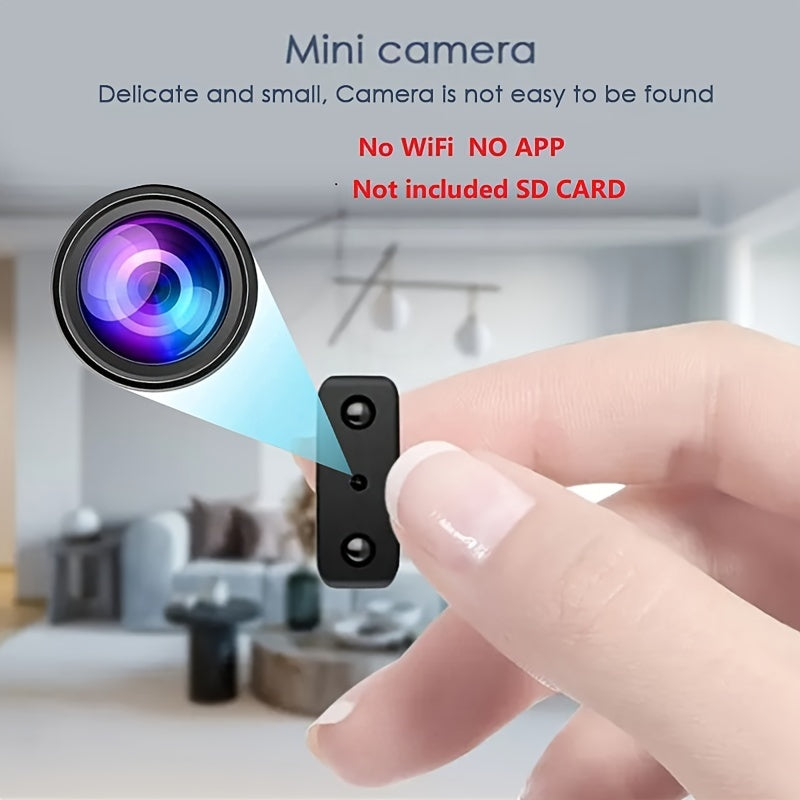Mini Caméra Ultra-Compacte - Full HD | Vision Nocturne & Détection de Mouvement