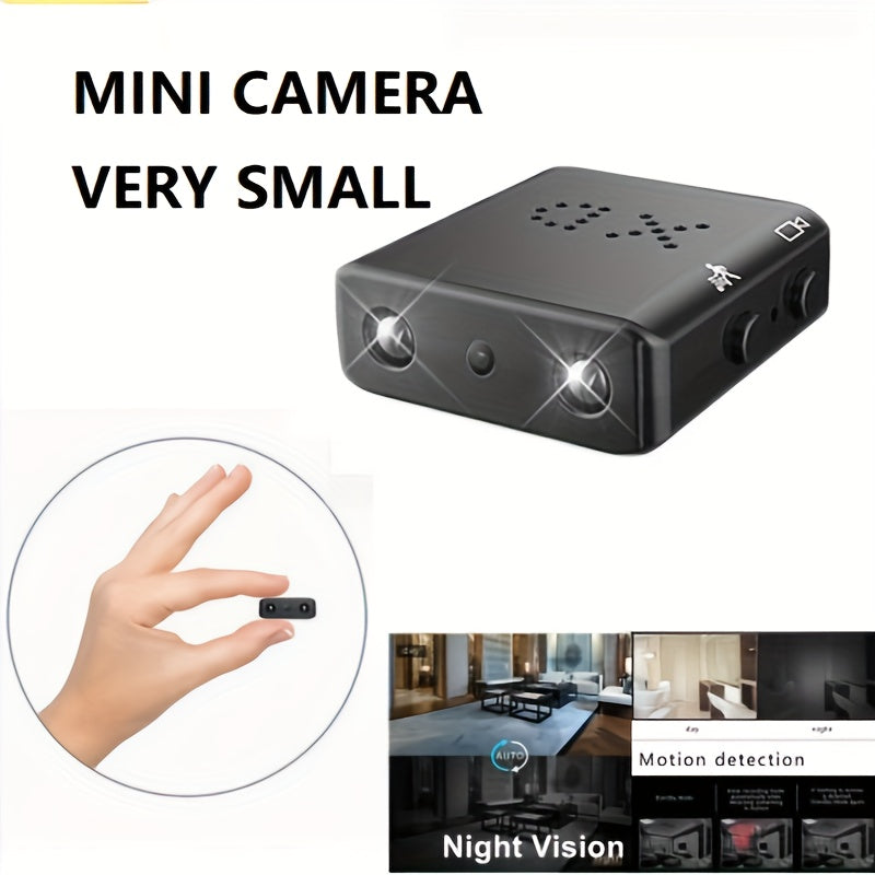 Mini Caméra Ultra-Compacte - Full HD | Vision Nocturne & Détection de Mouvement