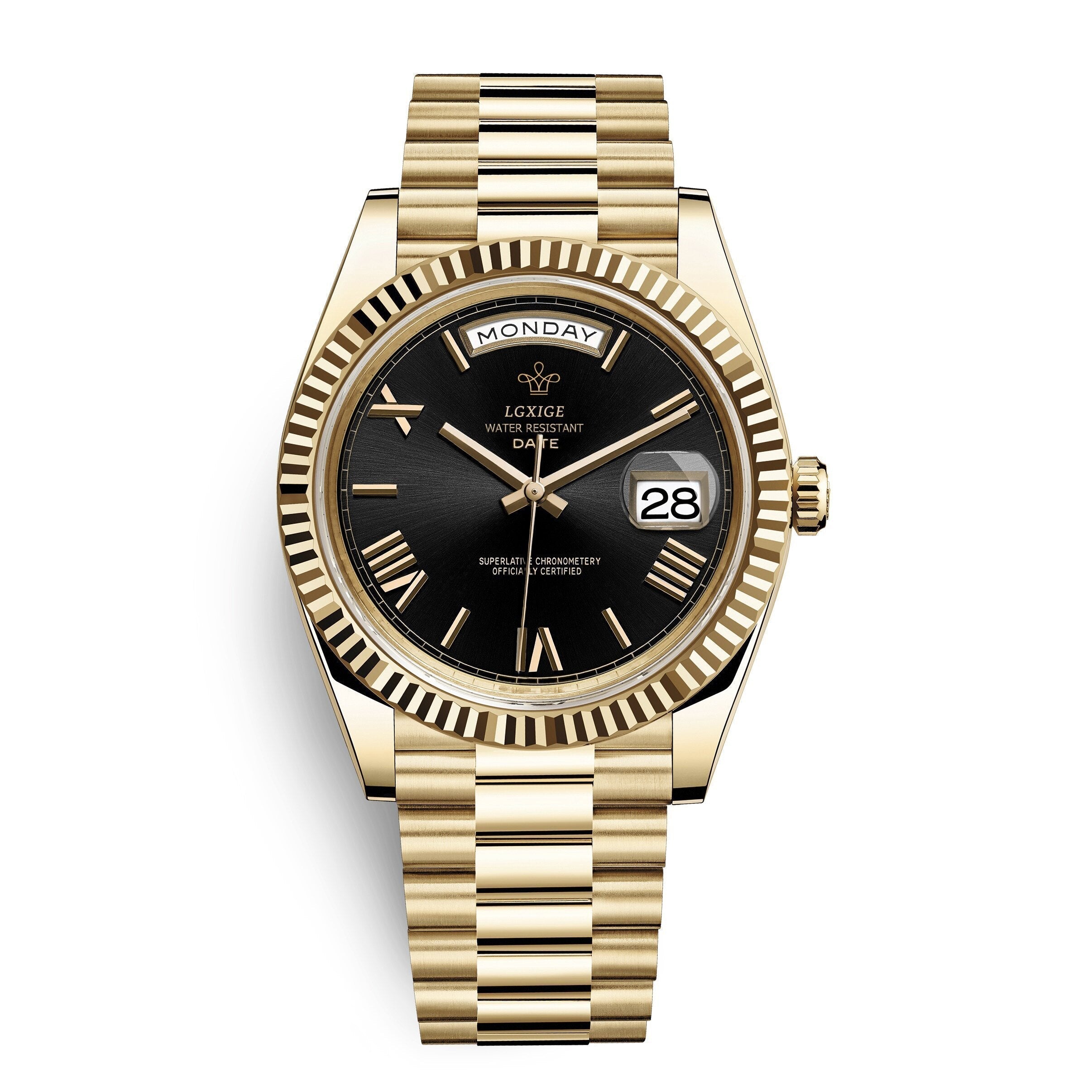 Montre Automatique Premium avec Fonction Jour et Date – Solan
