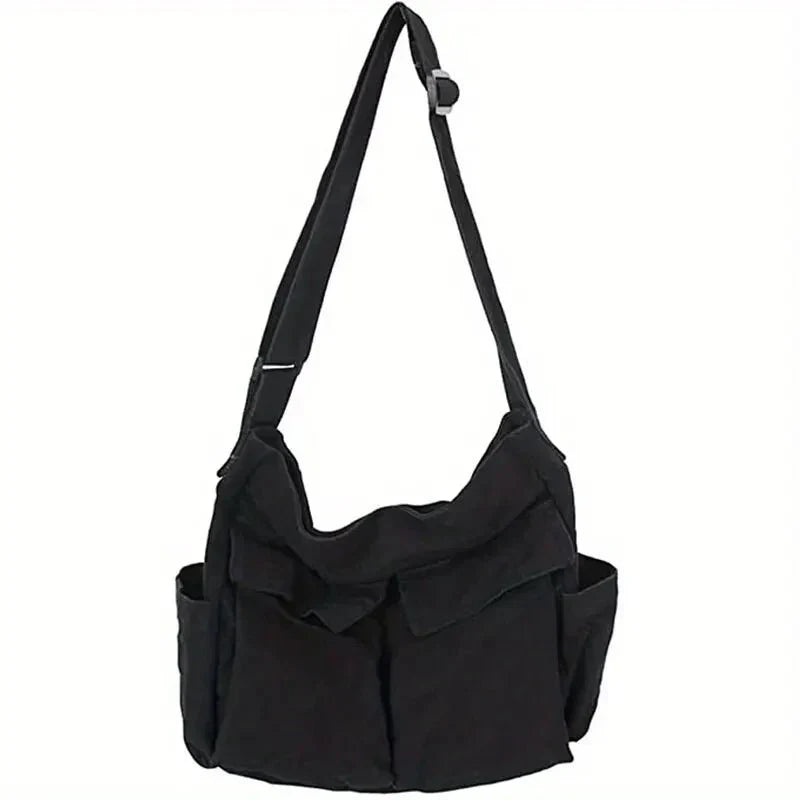 Sac à bandoulière en toile pour femmes – Vintage et spacieux